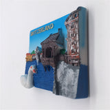 Lucerne Switzerland Fridge Magnet 3D Resin