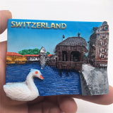 Lucerne Switzerland Fridge Magnet 3D Resin