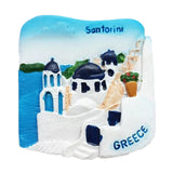 Santorini Greece Fridge Magnet 3D Resin