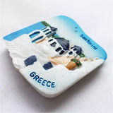 Santorini Greece Fridge Magnet 3D Resin