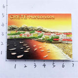 Crete Hersonisos Greece Fridge Magnet 3D Resin