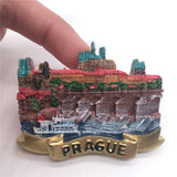 Prague Czech Fridge Magnet 3D Resin