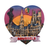 Brussels Belgium Fridge Magnet 3D Resin