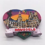 Brussels Belgium Fridge Magnet 3D Resin