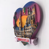 Brussels Belgium Fridge Magnet 3D Resin