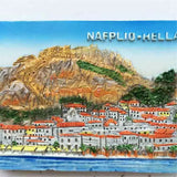 Nafplio Greece Fridge Magnet 3D Resin