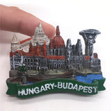 Budapest Hungary Fridge Magnet 3D Resin