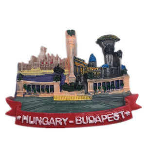 Budapest Hungary Fridge Magnet 3D Resin