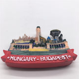 Budapest Hungary Fridge Magnet 3D Resin