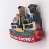 Budapest Hungary Fridge Magnet 3D Resin