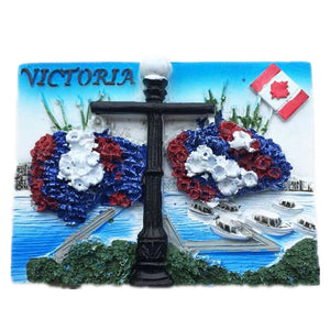 Victoria Canada Fridge Magnet 3D Resin