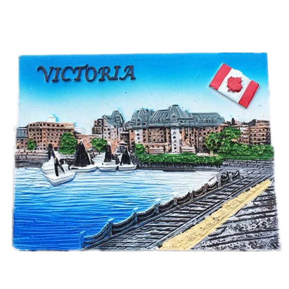 Victoria Canada Fridge Magnet 3D Resin