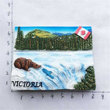 Victoria Canada Fridge Magnet 3D Resin