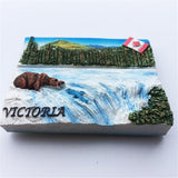 Victoria Canada Fridge Magnet 3D Resin