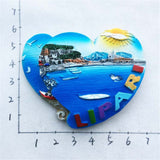 Lipari Italy Fridge Magnet 3D Resin