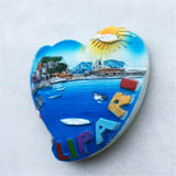 Lipari Italy Fridge Magnet 3D Resin