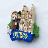 Santiago Chile Fridge Magnet 3D Resin