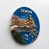 Genova Italy Fridge Magnet 3D Resin