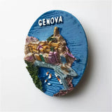 Genova Italy Fridge Magnet 3D Resin