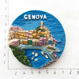 Genova Italy Fridge Magnet 3D Resin