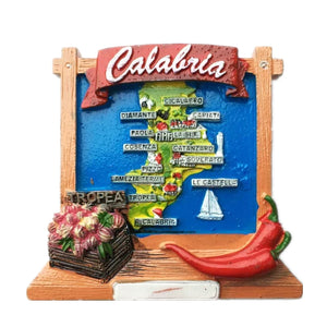 Calabria Tropea Italy Fridge Magnet 3D Resin