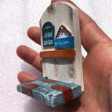 Santorini Greece Fridge Magnet 3D Resin