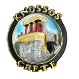 Knossos Crete Greece Fridge Magnet 3D Resin