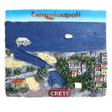 Georgioupoli Crete Greece Fridge Magnet 3D Resin