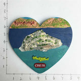 Spinalonga Crete Greece Fridge Magnet 3D Resin