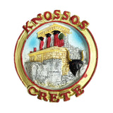 Knossos Crete Greece Fridge Magnet 3D Resin