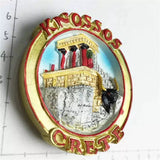 Knossos Crete Greece Fridge Magnet 3D Resin