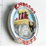 Knossos Crete Greece Fridge Magnet 3D Resin