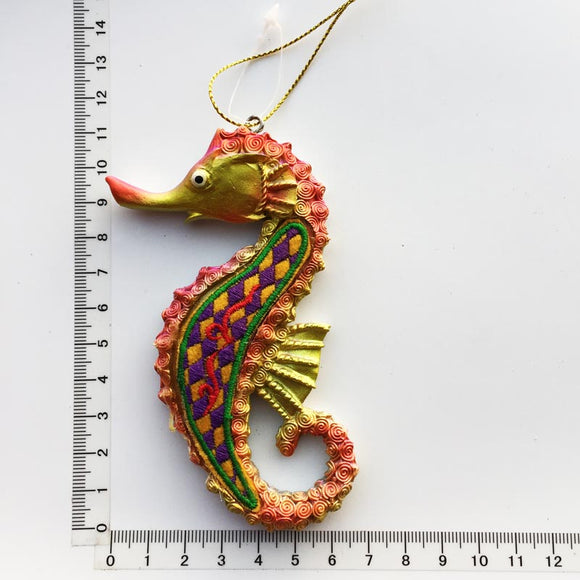 Hippocampus USA America Fridge Magnet 3D Resin