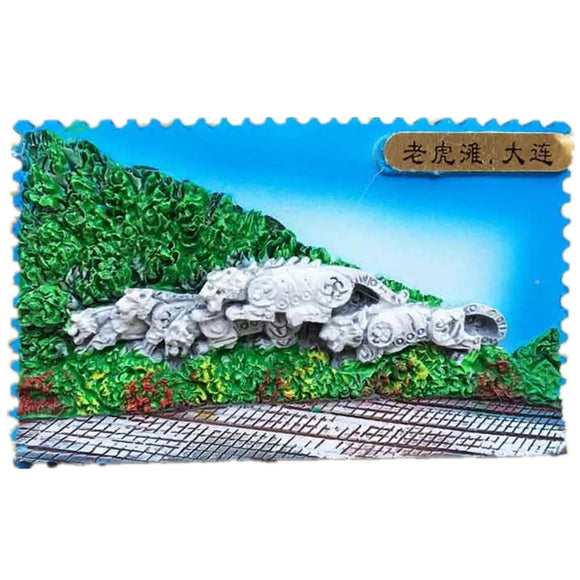 Dalian China Fridge Magnet 3D Resin