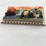 Panda Hong Kong China Fridge Magnet 3D Resin