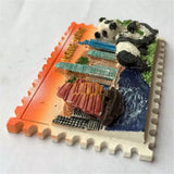 Panda Hong Kong China Fridge Magnet 3D Resin