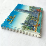 Hong Kong China Fridge Magnet 3D Resin