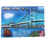 Hong Kong China Fridge Magnet 3D Resin