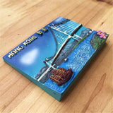 Hong Kong China Fridge Magnet 3D Resin