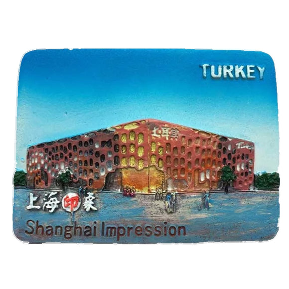 Shanghai China Fridge Magnet 3D Resin