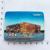 Shanghai China Fridge Magnet 3D Resin