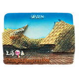 Shanghai China Fridge Magnet 3D Resin