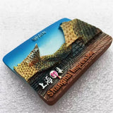 Shanghai China Fridge Magnet 3D Resin