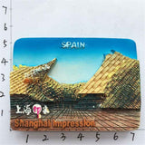 Shanghai China Fridge Magnet 3D Resin