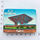 Shanghai China Fridge Magnet 3D Resin