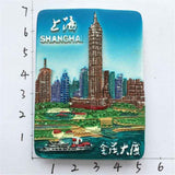 Shanghai China Fridge Magnet 3D Resin