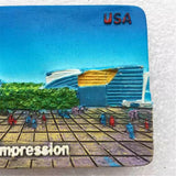 Shanghai China Fridge Magnet 3D Resin