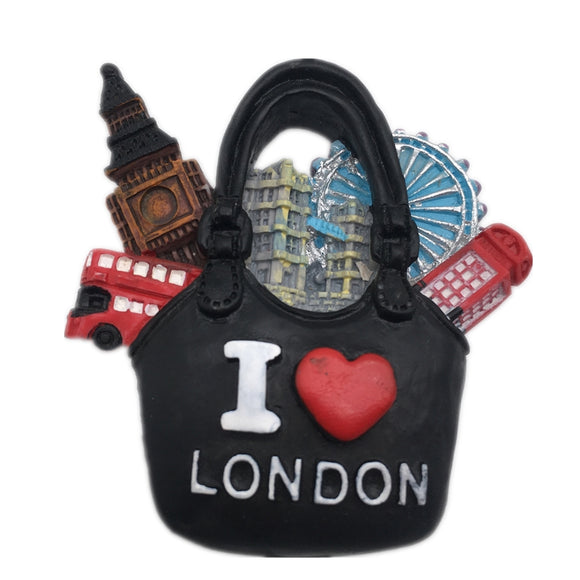 London England UK Fridge Magnet 3D Resin