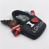 London England UK Fridge Magnet 3D Resin