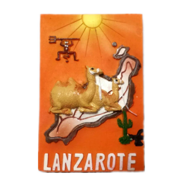 Lanzarote Spain Fridge Magnet 3D Resin